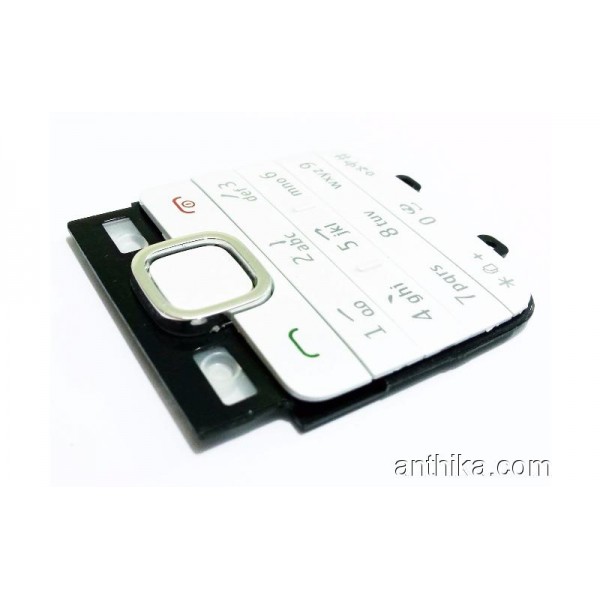 Nokia C1-01 Tuş Orjinal Keypad White