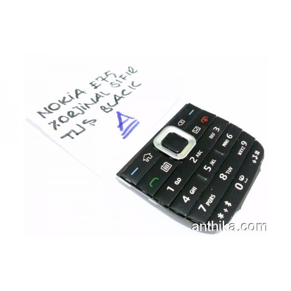Nokia E75 Tuş Orjinal Keypad Black