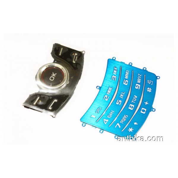 Samsung S5200 Tuş Orjinal Keypad Blue New