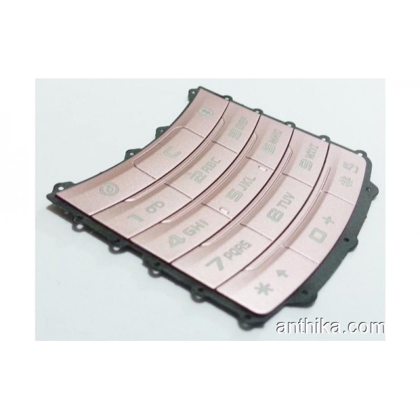 Samsung M620 Tuş Orjinal Keypad Pink