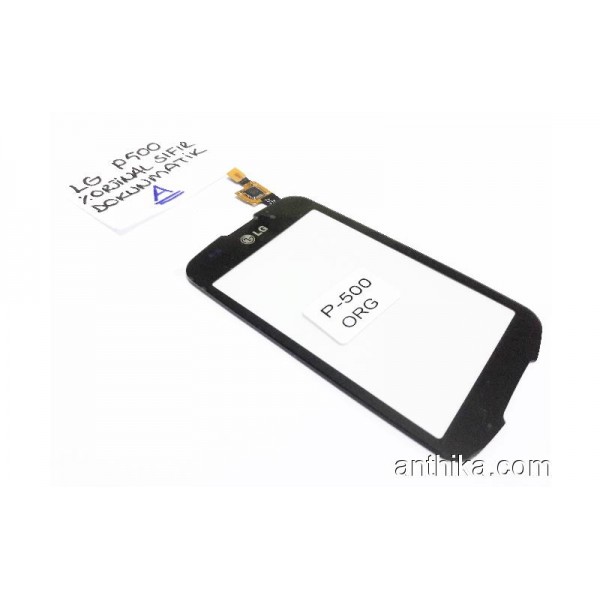 LG P500 Dokunmatik Orjinal Digitizer Touchscreen Black