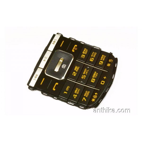 Samsung M3510 Tuş Orjinal Keypad Black Yellow New