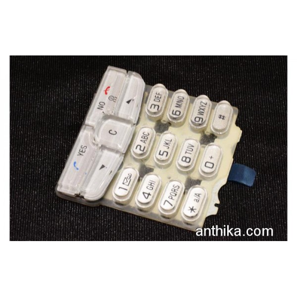 Sony Ericsson T100 Tuş Orjinal Keypad White New