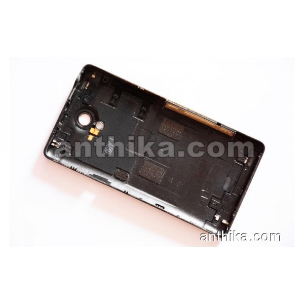 Sony Xperia T LT30p Kapak Kasa Original Middle Cover Black 1262-2467