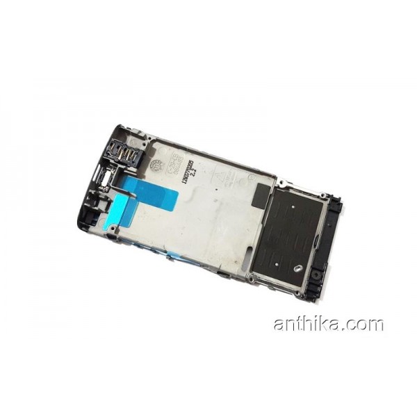 Nokia X3-02 Ekran Çerçeve Speaker Original Display Frame Gray New