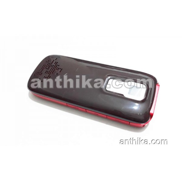 Nokia 5130 Kapak Kasa Tuş Original Middle Cover High Quality Cover Red