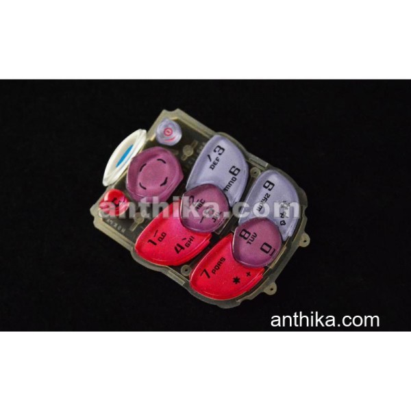 Nokia 2300 Tuş Original Keypad Pink New 9791118