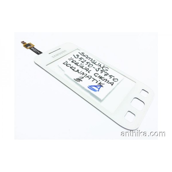 Samsung S5250 S5750 Orjinal Dokunmatik Digitizer Touchscreen White-2