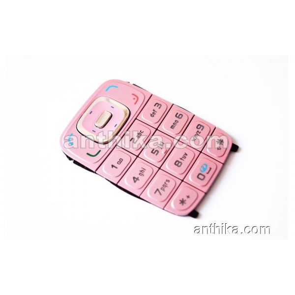 Nokia 6131 Tuş Original Keypad Pink New