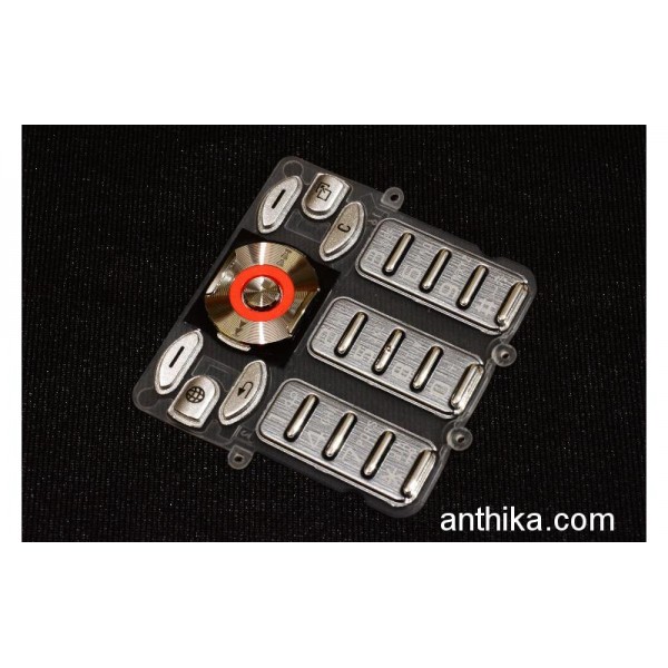 Sony Ericsson W880 W880i Tuş Orjinal Keypad Silve...