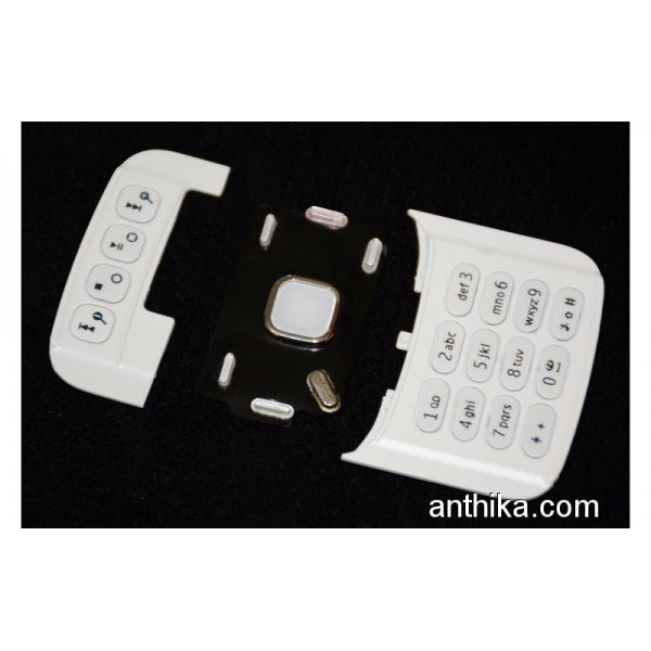 Nokia N86 Tuş Orjinal Keypad White New