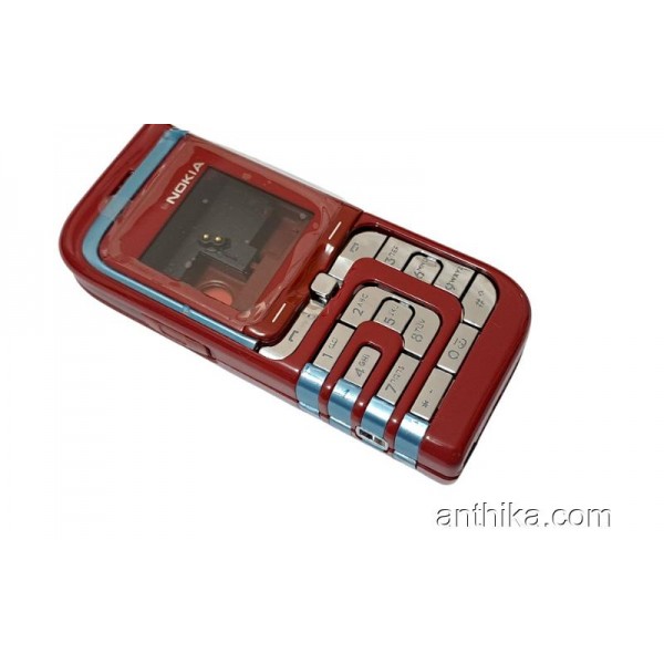 Nokia 7260 Kapak Kasa Tuş High Quality Full Housing Red New