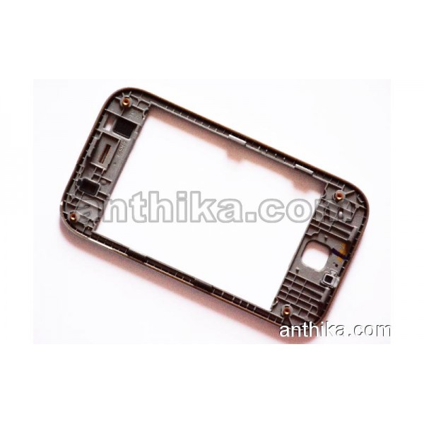 Samsung Galaxy Y S5360 Ekran Çerçeve Ön Çıta Original Front Cover Grey