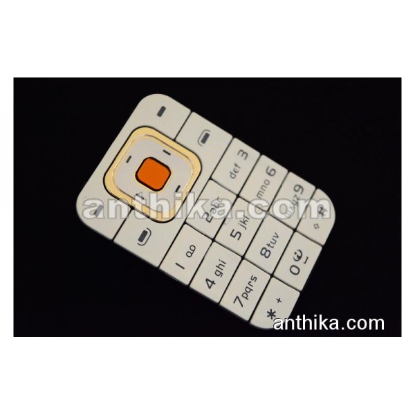 Nokia 7370 Tuş Original Keypad Chreme New 9797772