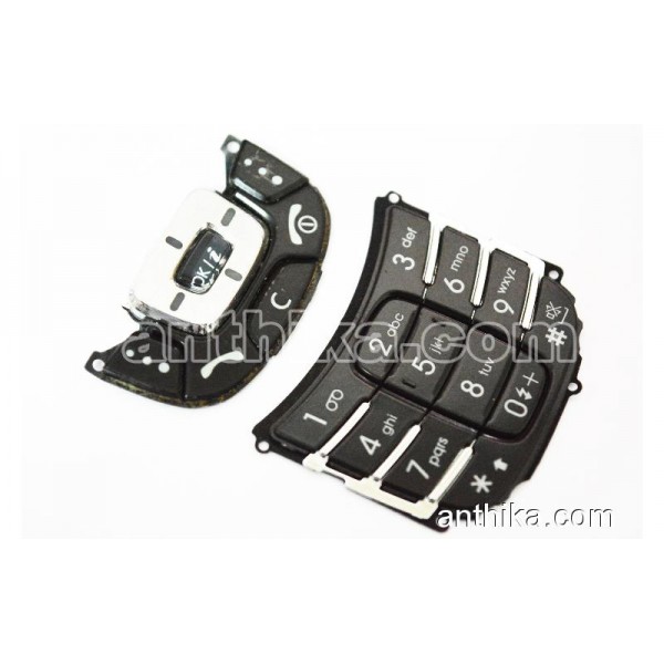 Samsung D500 Tuş Takım Original Keypad Black Use...