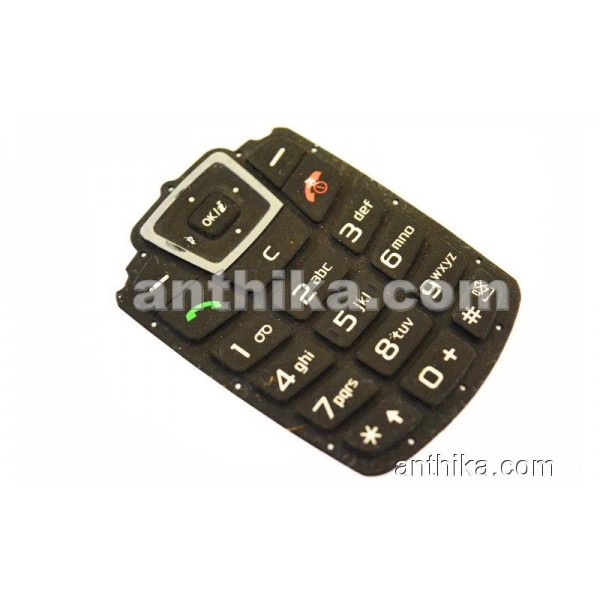 Samsung C250 C260 Tuş Original Keypad Black Used