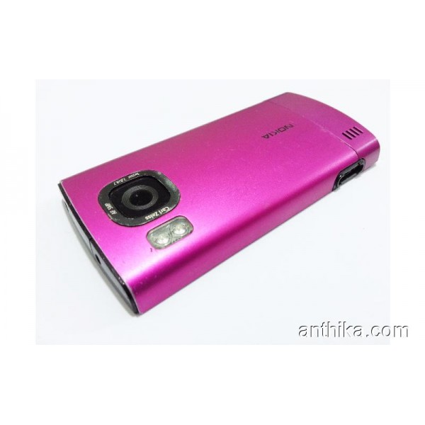 Nokia 6700 Slide Orjinal Orta Kasa Arka Kapak Pink-2