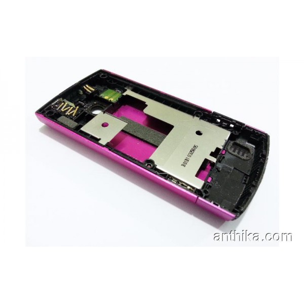Nokia 6700 Slide Orjinal Orta Kasa Arka Kapak Pink-2