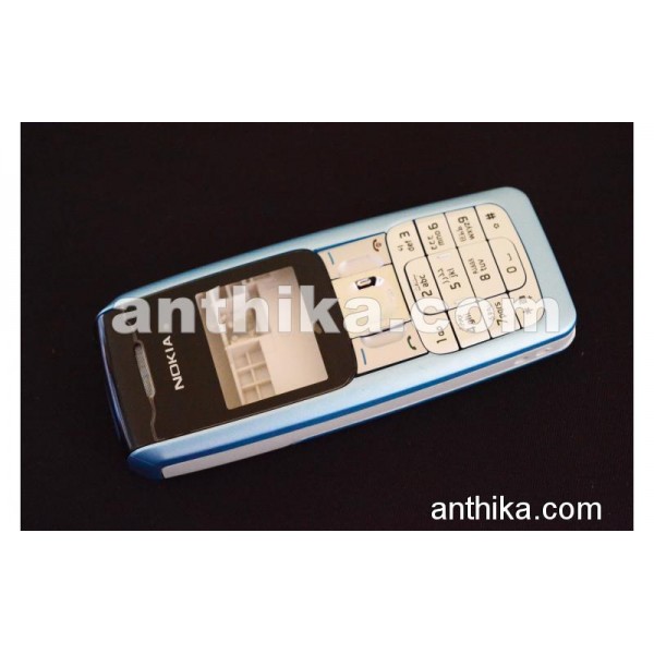Nokia 2310 Kapak Kasa Tuş High Quality Full Housing Ice Blue New