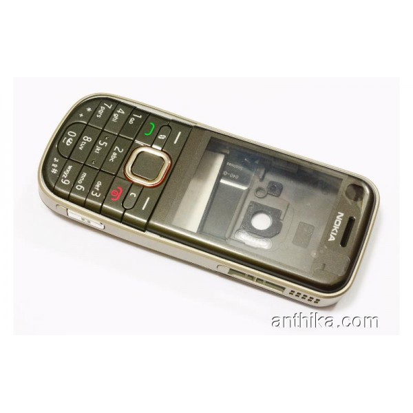 Nokia 6720 Classic Kapak Kasa Tuş Orjinal Kalitesinde Full Housing Brown