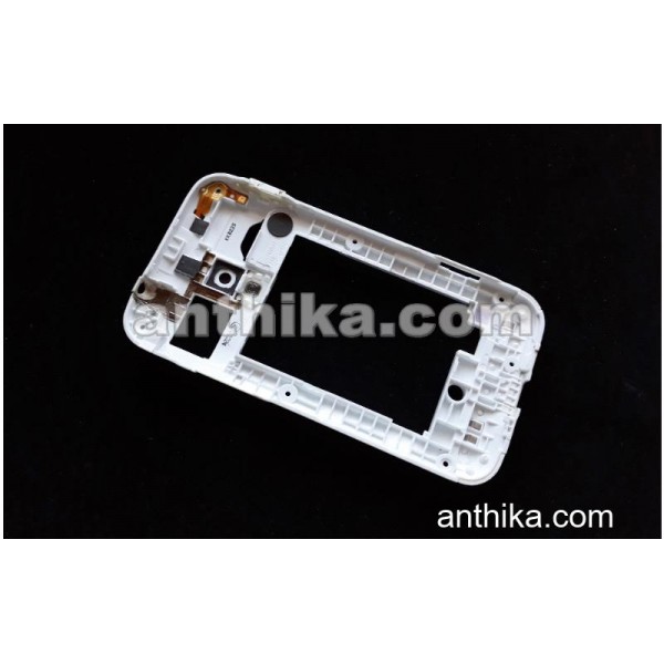 Samsung Galaxy Ace Plus S7500 Kasa Original Middle Cover White Used