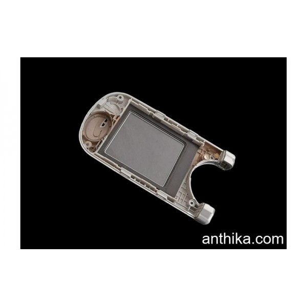 Samsung p730 Ekran Çerçeve Lens Cam Original Lcd display Glass Silver