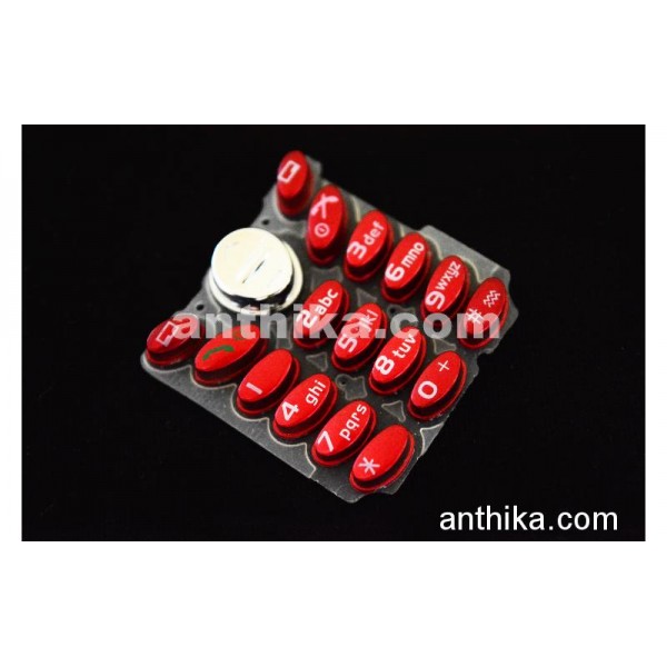 Panasonic GD55 Tuş High Quality Keypad Red New