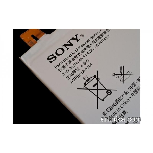Sony Xperia T2 Ultra Pil Batarya AGPB012-A001 1277-4767