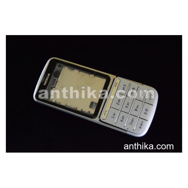 Nokia C3-01 Kapak Kasa Tuş High Quality Full Hous...