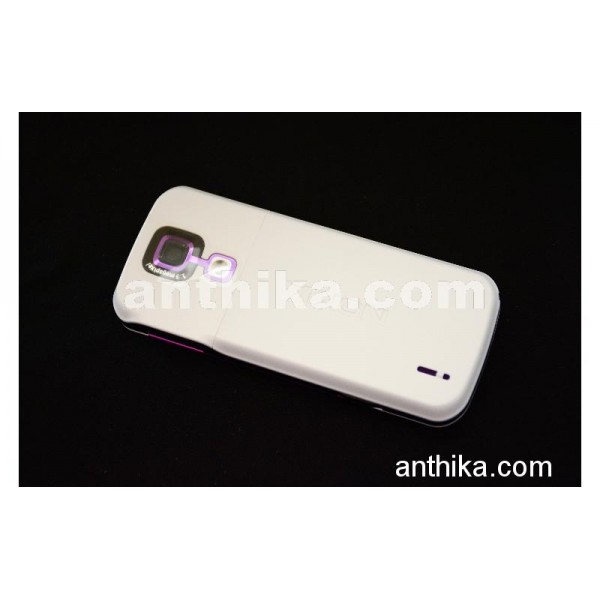Nokia 5000 Kapak Kasa Tuş Original Full Housing White Purple New