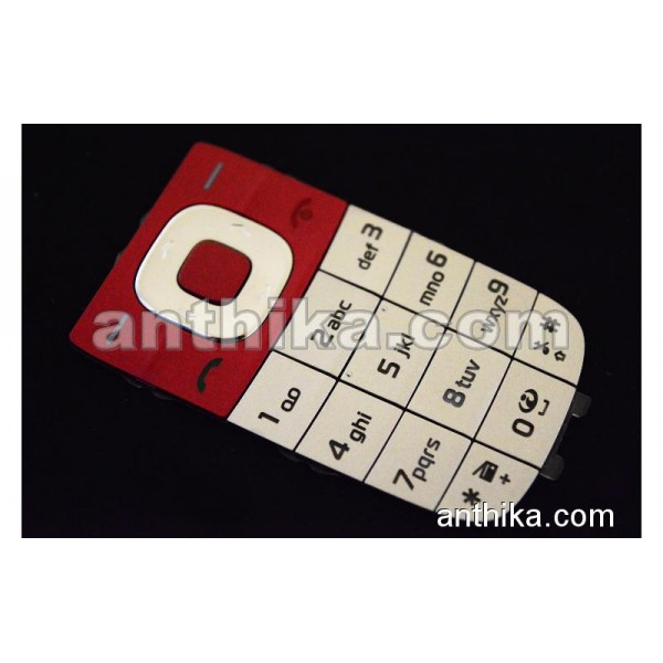 Nokia 2760 Tuş Original Keypad Red Gold New