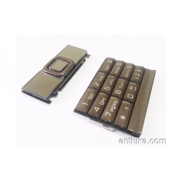 Nokia 8800 Sapphire Arte Tuş Takım Orjinal Keypa...