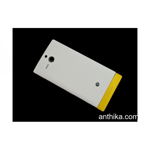 Sony St25 Sony Xperia U ST25i Kapak Kasa Full Housing White Yellow New