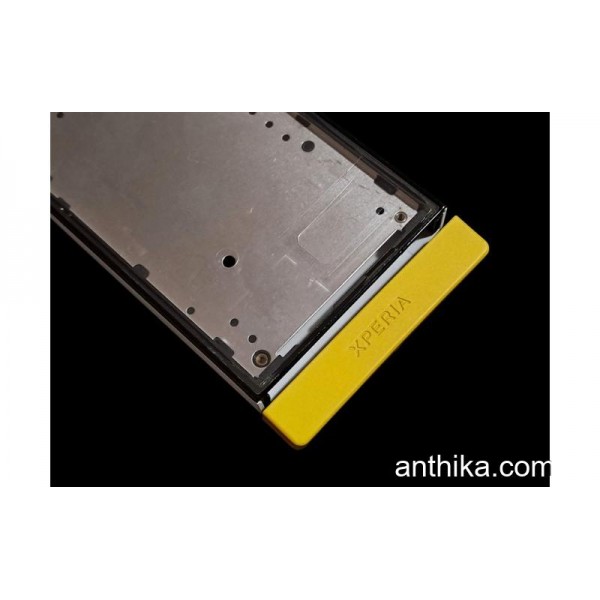 Sony St25 Sony Xperia U ST25i Kapak Kasa Full Housing White Yellow New