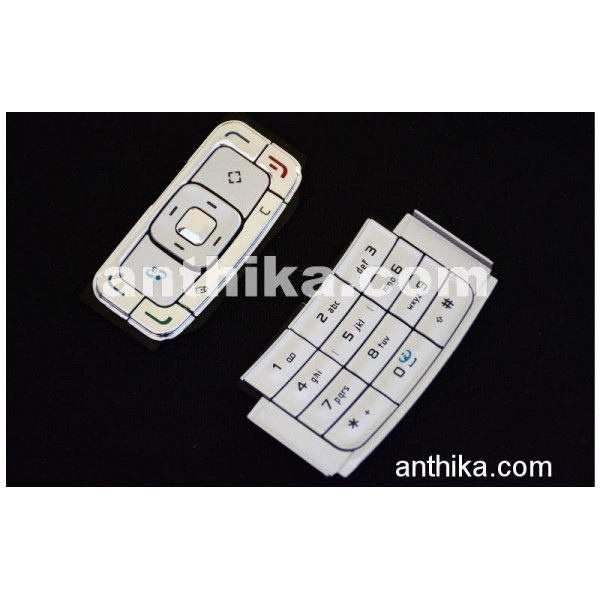Nokia N95 Tuş Original Keypad Silver New