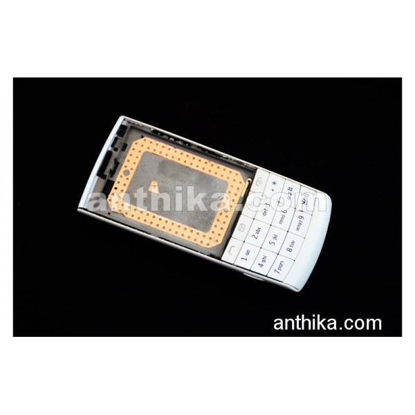 Nokia X3-02 Kapak Kasa Tuş Original Housinn White...