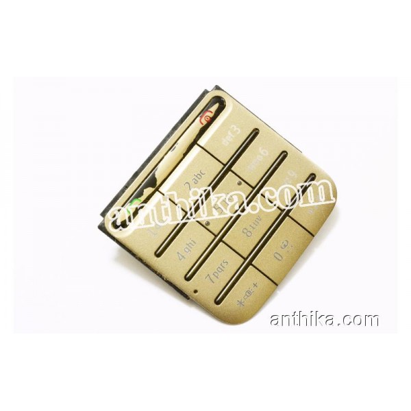 Nokia C3-01 Tuş Orjinal Keypad Gold Used 9793H10