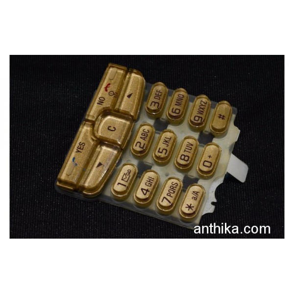 Sony Ericsson T100 Tuş Orjinal Keypad Brown New
