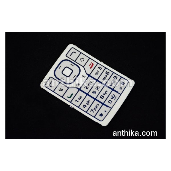 Nokia N76 Tuş Original Keypad Silver New
