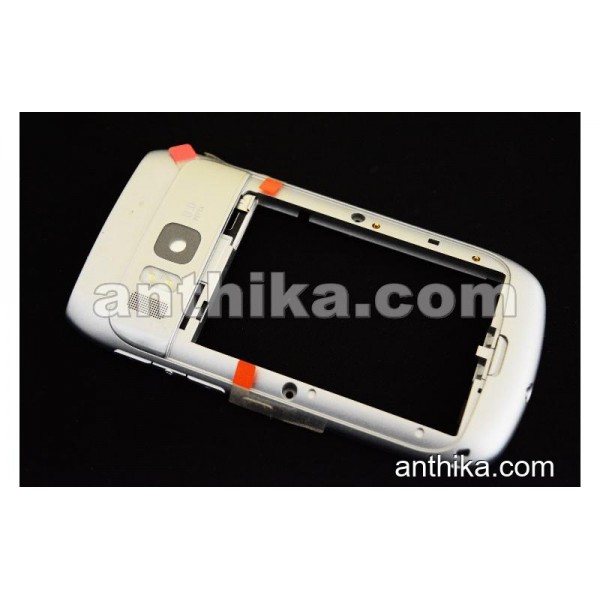 Nokia E6 E6-00 Kasa Original Middle Cover Silver N...
