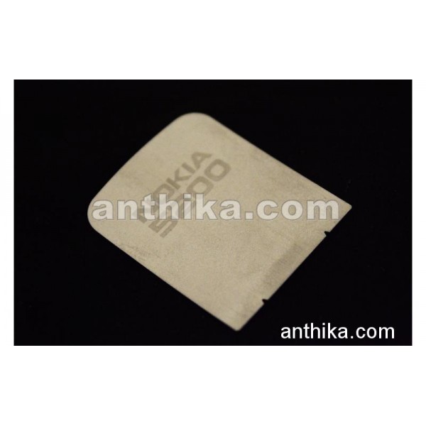 Nokia 5200 Logo Original Logo Plate Silver Used