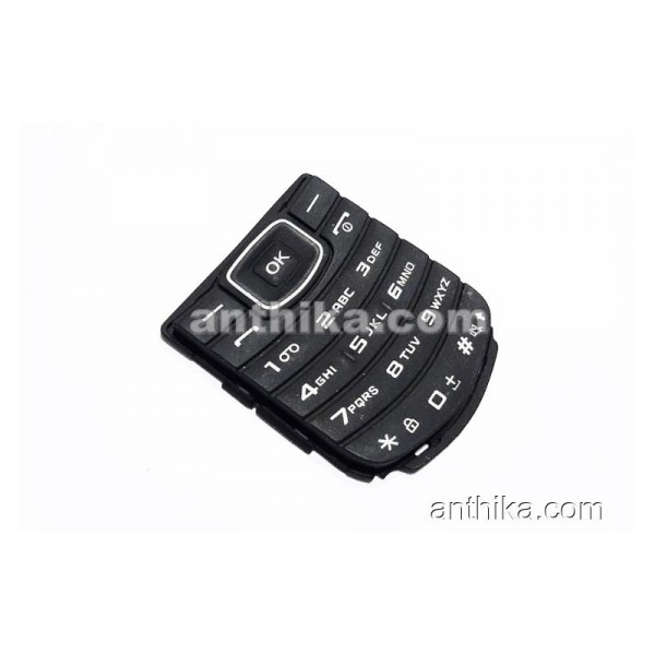 Samsung E1080 Tuş Original Keypad Black New