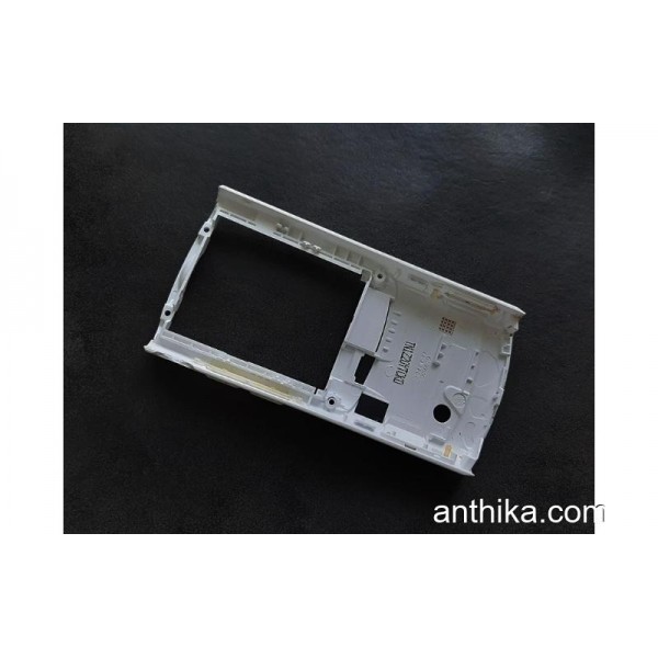 Samsung c3050 c3053 Kasa Original Middle Cover White Used