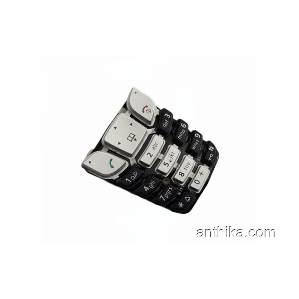 Siemens A65 A70 Tuş Original Keypad Silver Black ...
