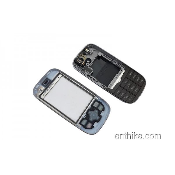 Nokia 7230 Kapak Kasa Tuş Soket Original Full Housing Black New
