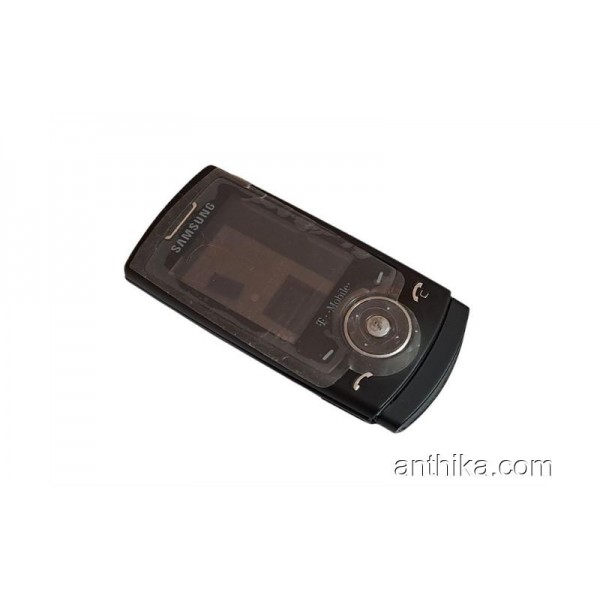 Samsung U600 Kapak Kasa Tuş Full Housing Black Ne...