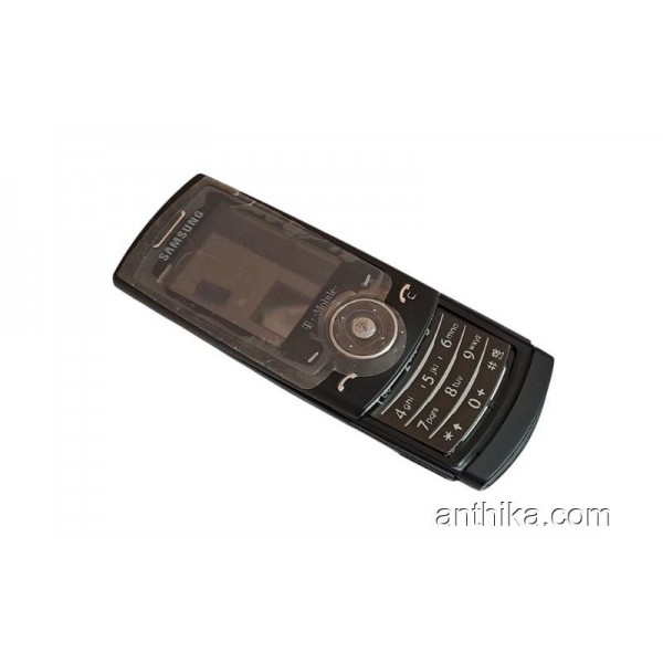 Samsung U600 Kapak Kasa Tuş Full Housing Black New T-Mobile Logo