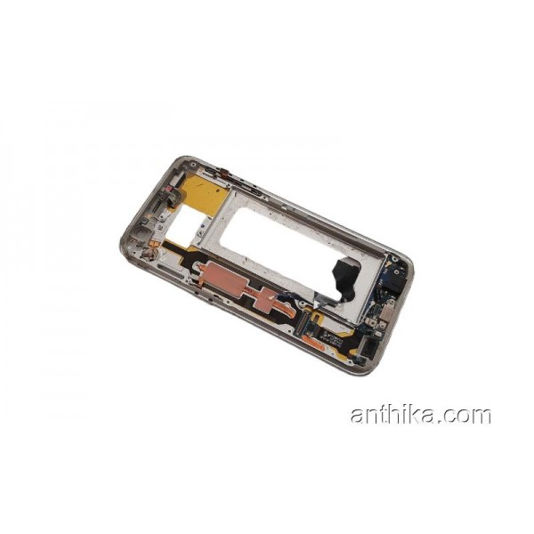 Samsung Galaxy s7 G930F Kasa Soket Middle Cover Us...