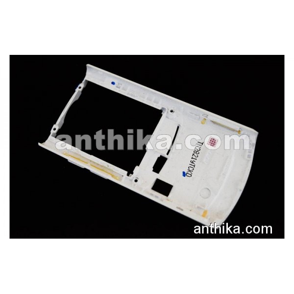 Samsung C3050 C3053 Kasa Original Middle Cover White Orange Used