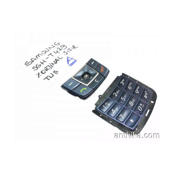 Samsung T429 Tuş Orjinal Keypad Navy Blue